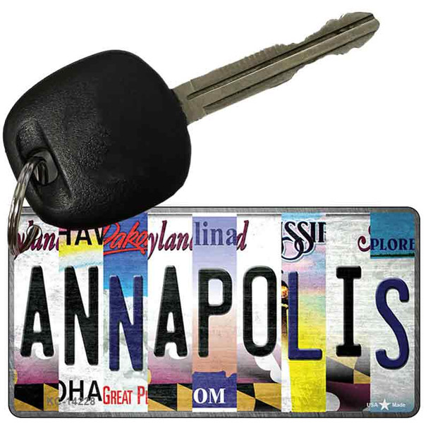 Annapolis Strip Art Wholesale Novelty Metal Key Chain