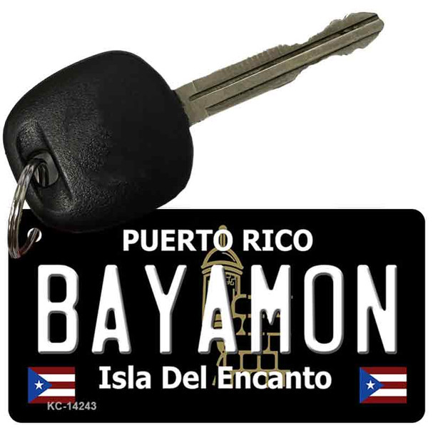 Bayamon Puerto Rico Black Wholesale Novelty Metal Key Chain