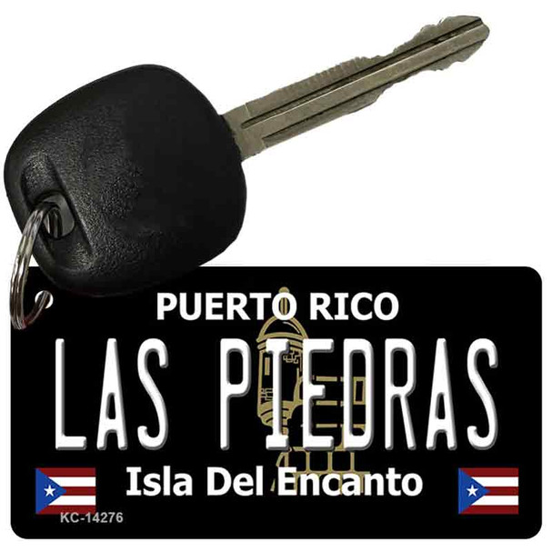 Las Piedras Puerto Rico Black Wholesale Novelty Metal Key Chain