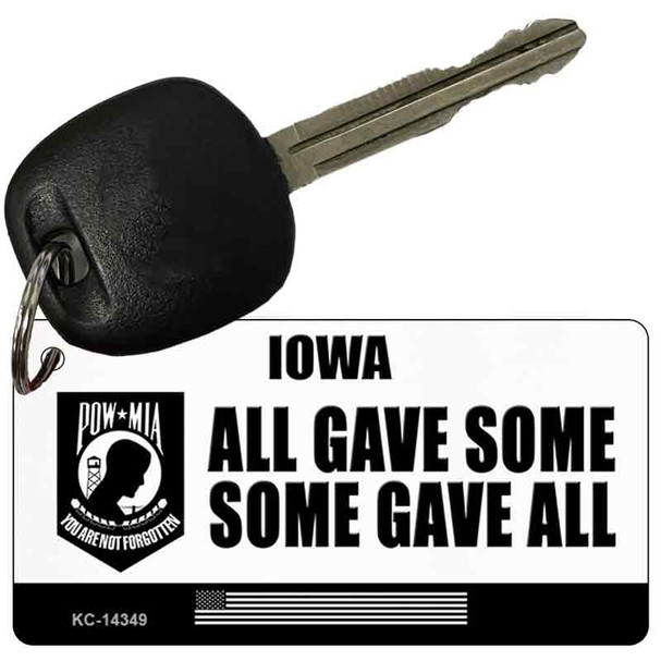 Iowa POW MIA Some Gave All Wholesale Novelty Metal Key Chain