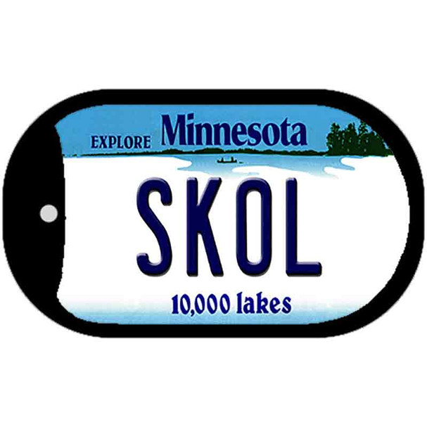 Skol Minnesota Wholesale Novelty Metal Dog Tag Necklace