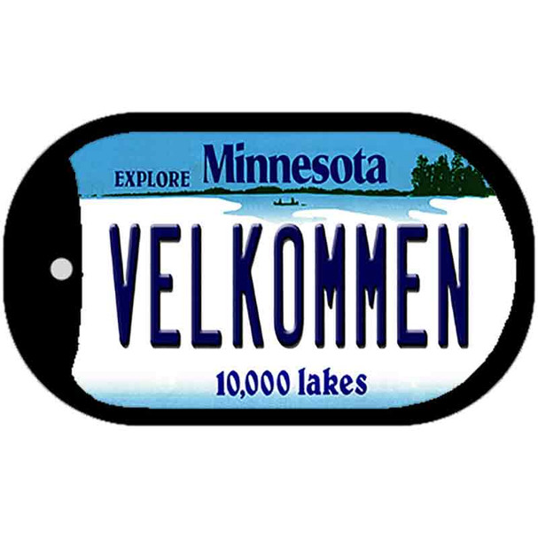 Velkommen Minnesota Wholesale Novelty Metal Dog Tag Necklace