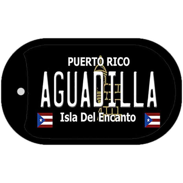 Aguadilla Puerto Rico Black Wholesale Novelty Metal Dog Tag Necklace