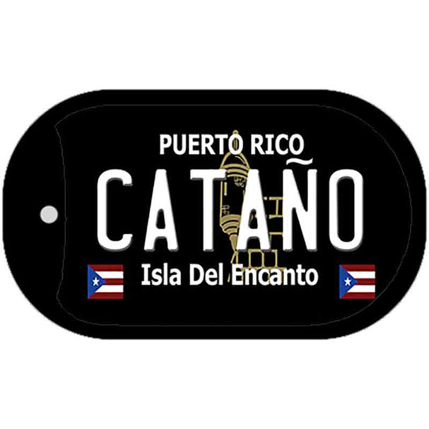 Catano Puerto Rico Black Wholesale Novelty Metal Dog Tag Necklace