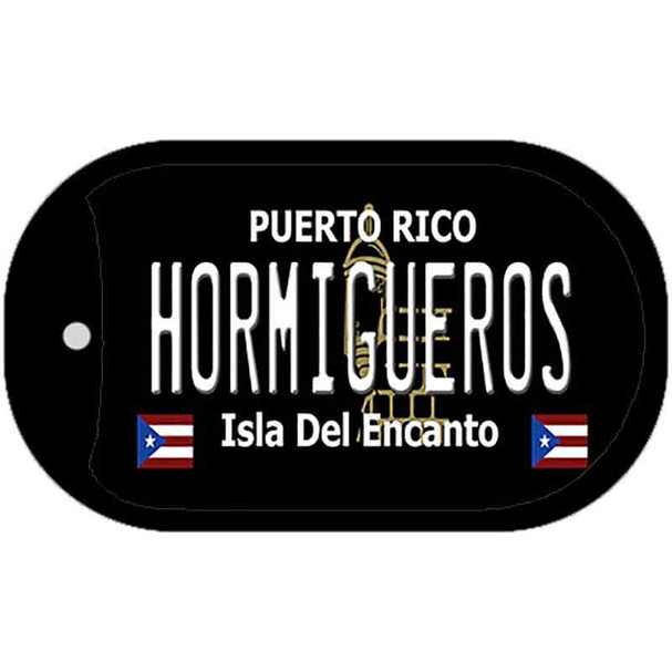 Hormigueros Puerto Rico Black Wholesale Novelty Metal Dog Tag Necklace