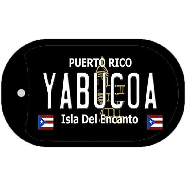 Yabucoa Puerto Rico Black Wholesale Novelty Metal Dog Tag Necklace