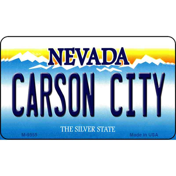 Carson City Nevada Background Wholesale Novelty Metal Magnet