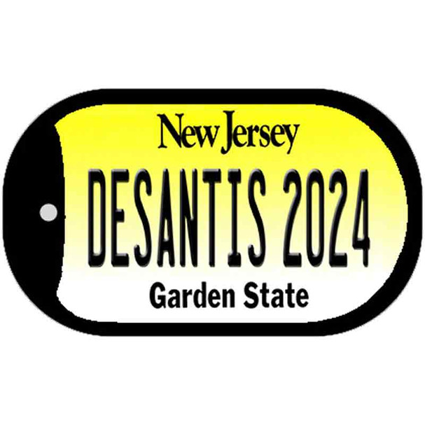 Desantis 2024 New Jersey Wholesale Novelty Metal Dog Tag Necklace