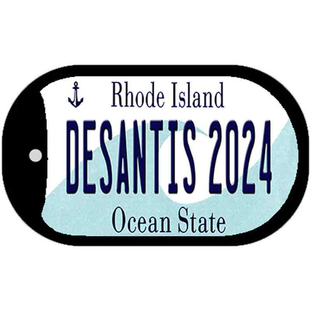 Desantis 2024 Rhode Island Wholesale Novelty Metal Dog Tag Necklace
