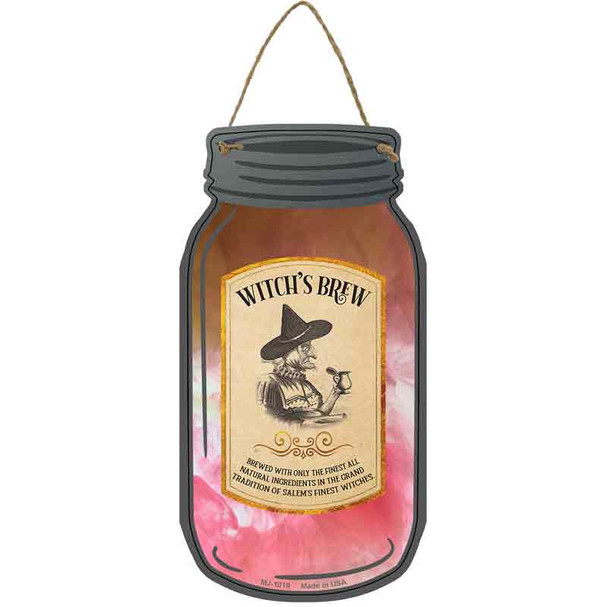 Witchs Brew Wholesale Novelty Metal Mason Jar Sign