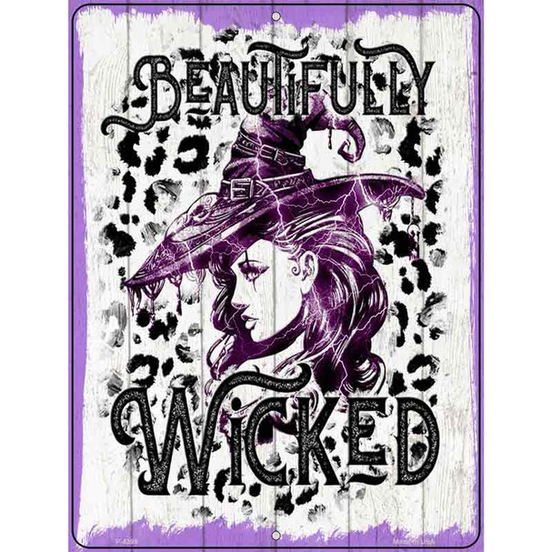 Beautifully Wicked Purple Wholesale Novelty Metal Parking Sign
