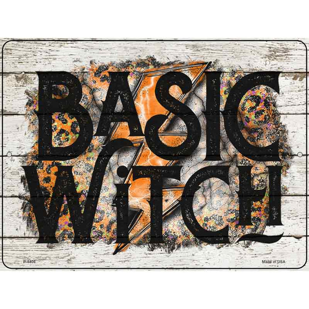 Basic Witch Wholesale Novelty Metal Parking Sign