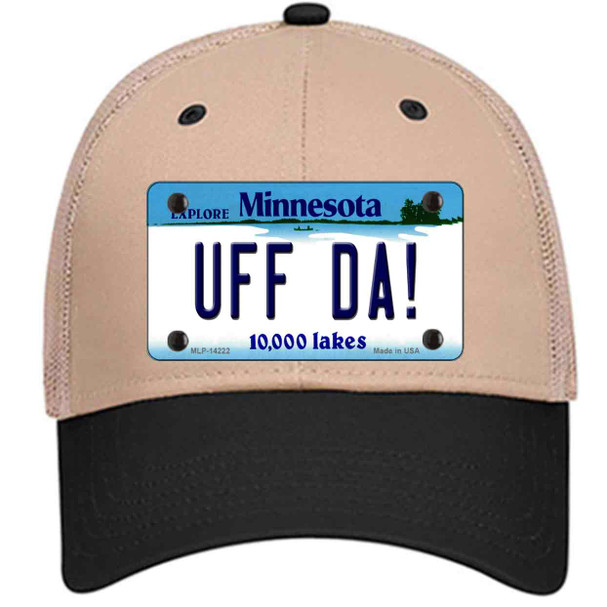 Uff Da Minnesota Wholesale Novelty License Plate Hat