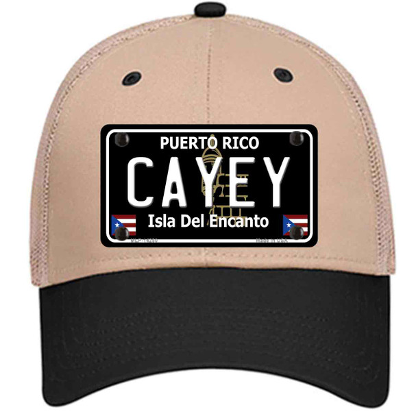 Cayey Puerto Rico Black Wholesale Novelty License Plate Hat