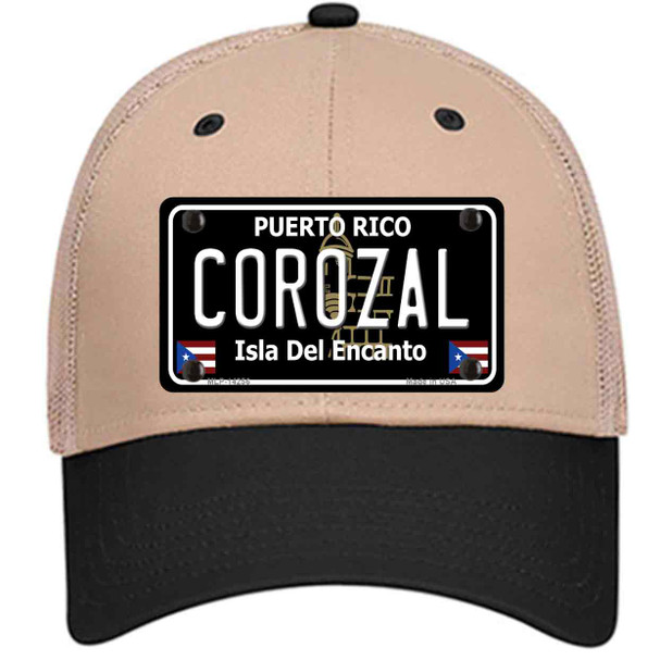 Corozal Puerto Rico Black Wholesale Novelty License Plate Hat