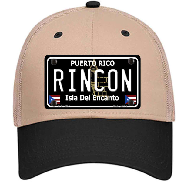 Rincon Puerto Rico Black Wholesale Novelty License Plate Hat