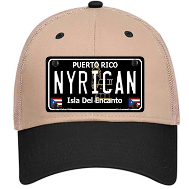 Nyrican Puerto Rico Black Wholesale Novelty License Plate Hat