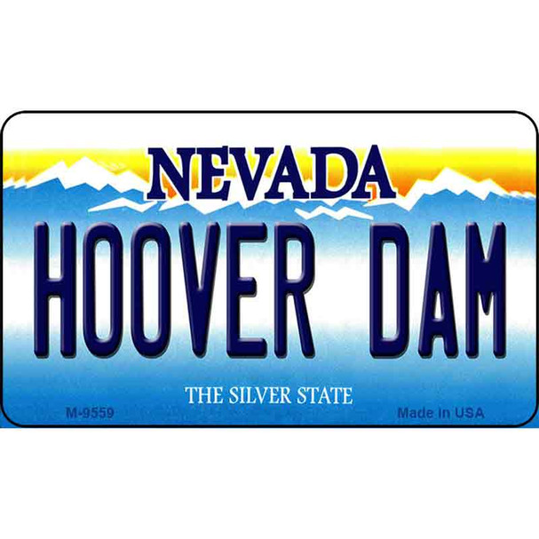 Hoover Dam Nevada Background Wholesale Novelty Metal Magnet