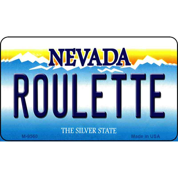 Roulette Nevada Background Wholesale Novelty Metal Magnet