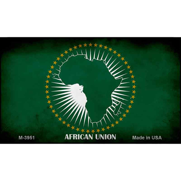 African Union Flag Wholesale Novelty Metal Magnet