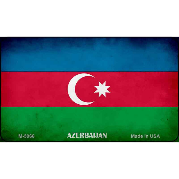 Azerbaijan Flag Wholesale Novelty Metal Magnet