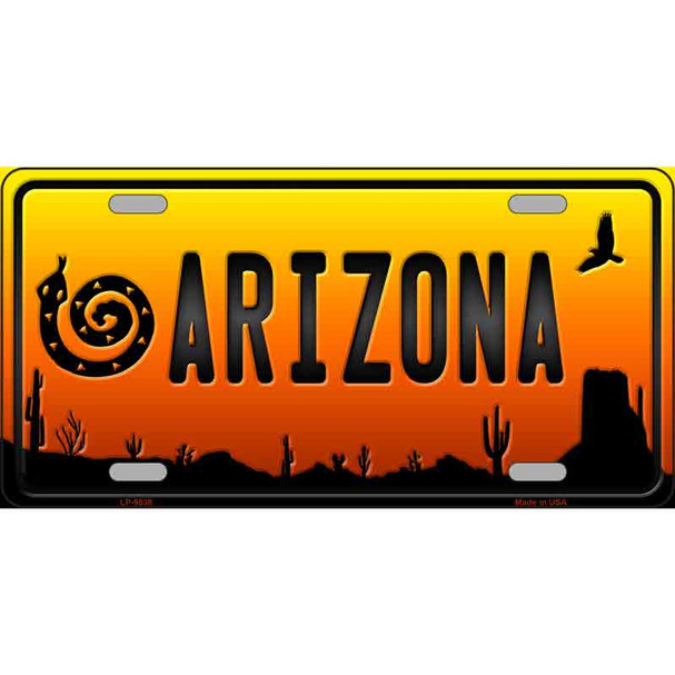 Snake Arizona Scenic Novelty Wholesale Metal License Plate