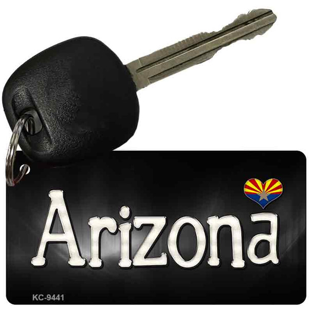 Arizona Flag Script Wholesale Novelty Key Chain