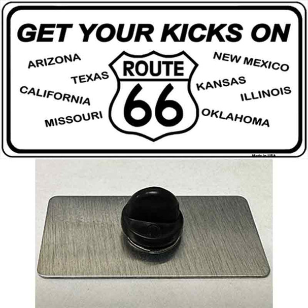 Get Your Kicks On 66 Wholesale Novelty Metal Hat Pin