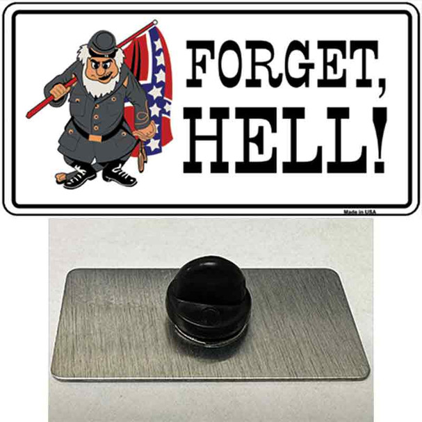 Forget Hell Wholesale Novelty Metal Hat Pin