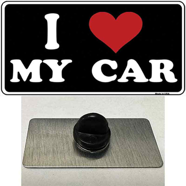 I Love My Car Black Wholesale Novelty Metal Hat Pin