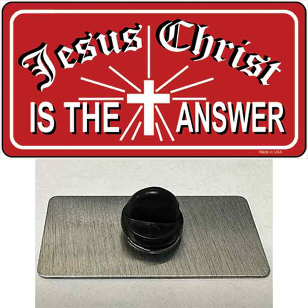 Jesus Christ Is The Answer Wholesale Novelty Metal Hat Pin