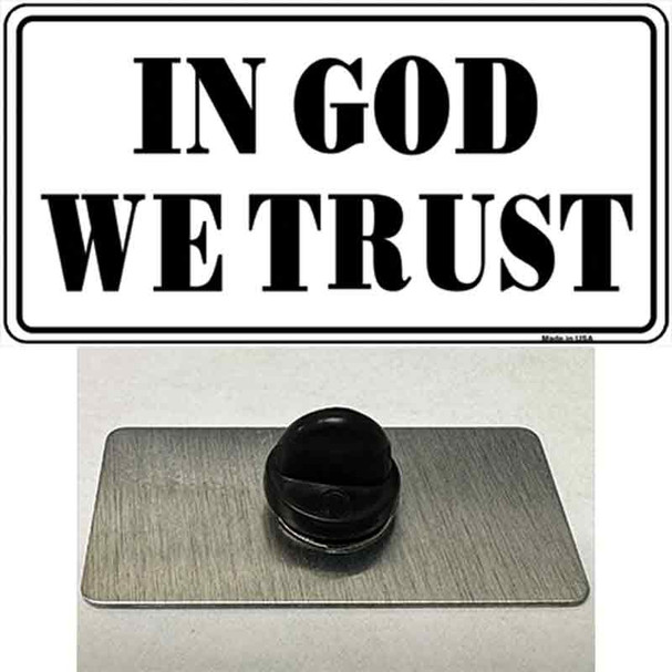 In God We Trust Wholesale Novelty Metal Hat Pin