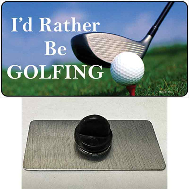 Rather Be Golfing Wholesale Novelty Metal Hat Pin