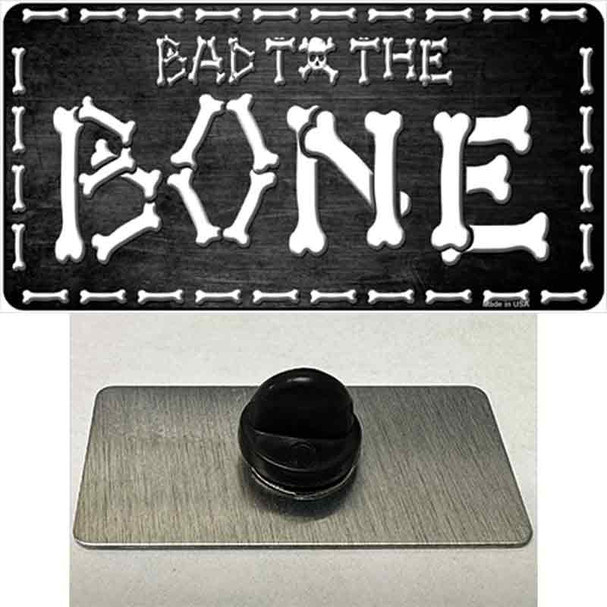 Bad To The Bone Skull Wholesale Novelty Metal Hat Pin