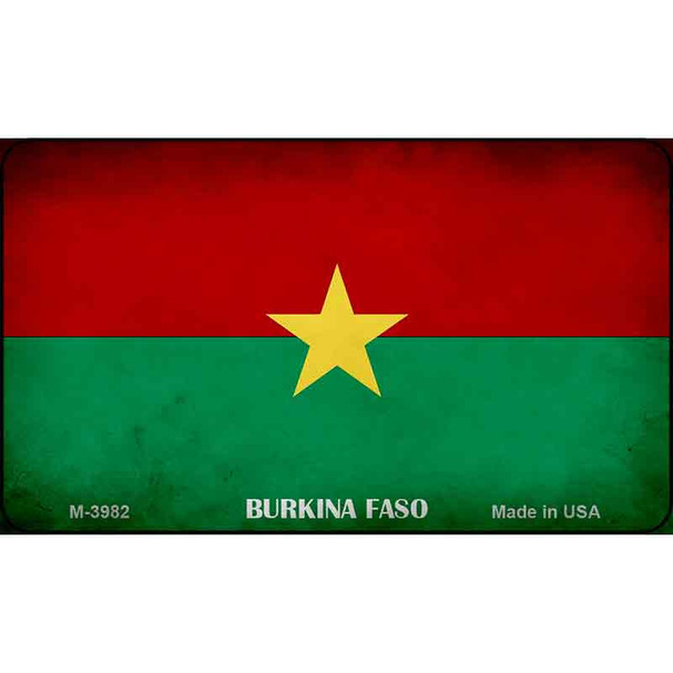 Burkina Faso Flag Wholesale Novelty Metal Magnet
