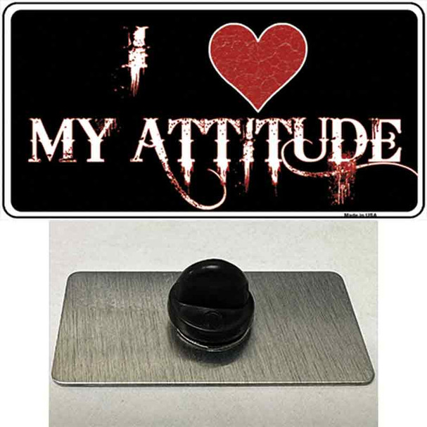 I Love My Attitude Wholesale Novelty Metal Hat Pin