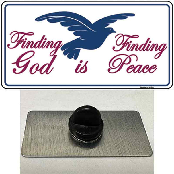 Finding God Finding Peace Wholesale Novelty Metal Hat Pin