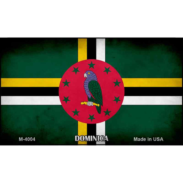 Dominica Flag Wholesale Novelty Metal Magnet