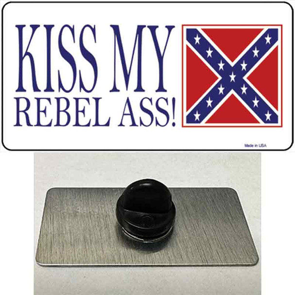 Kiss My Rebel Ass Wholesale Novelty Metal Hat Pin