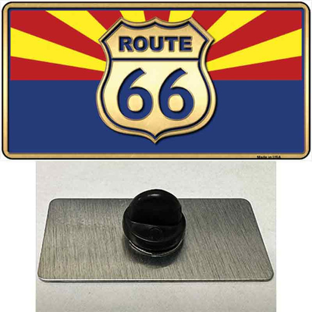 Route 66 Arizona State Flag Wholesale Novelty Metal Hat Pin