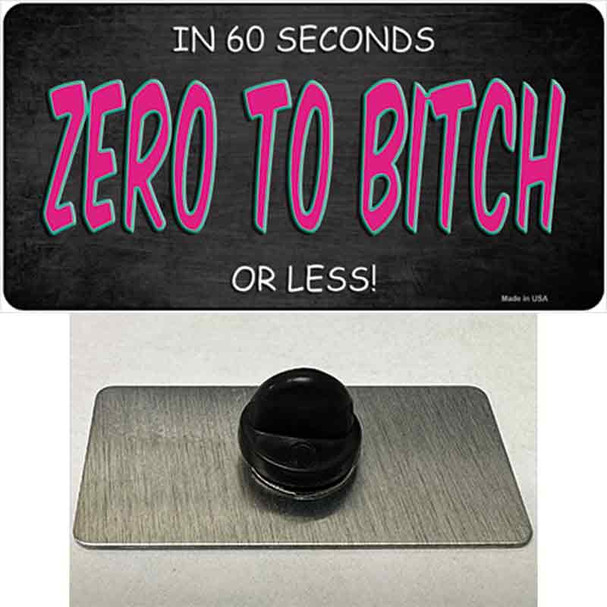 Zero To Bitch Wholesale Novelty Metal Hat Pin