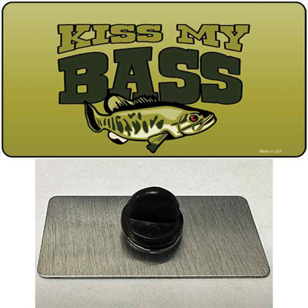 Kiss My Bass Wholesale Novelty Metal Hat Pin