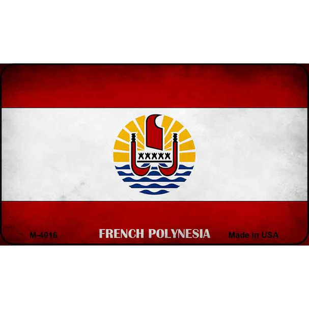 French Polynesia Flag Wholesale Novelty Metal Magnet