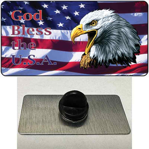 God Bless The USA Eagle Wholesale Novelty Metal Hat Pin