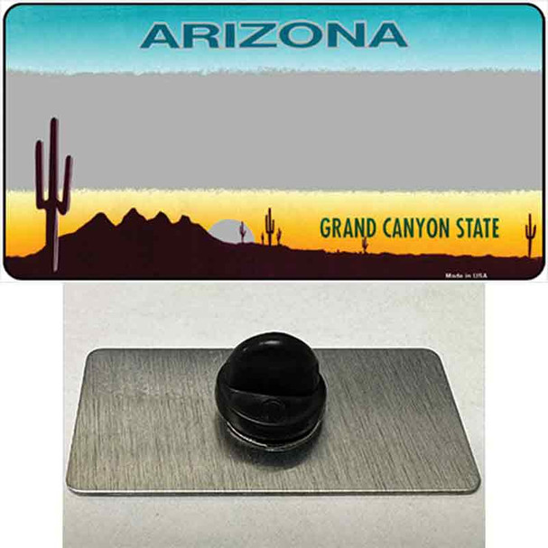 Arizona Gray State Blank Wholesale Novelty Metal Hat Pin
