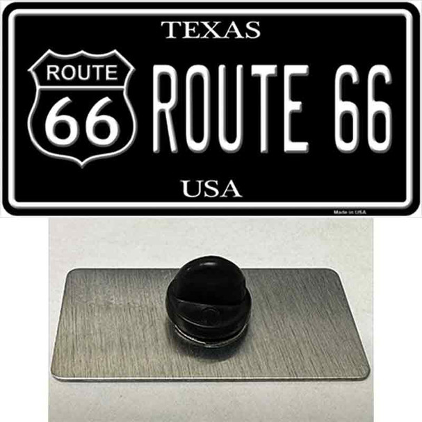 Route 66 Texas Black Wholesale Novelty Metal Hat Pin