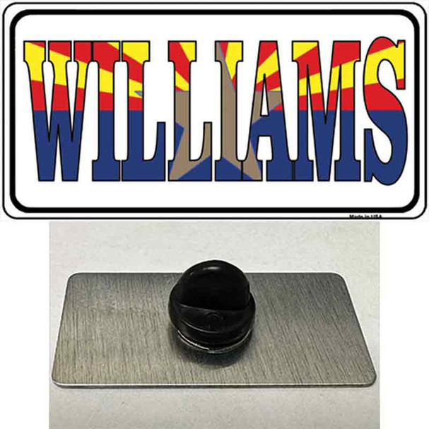 Williams Arizona Flag White Wholesale Novelty Metal Hat Pin