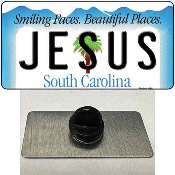 Jesus South Carolina Blue Wholesale Novelty Metal Hat Pin