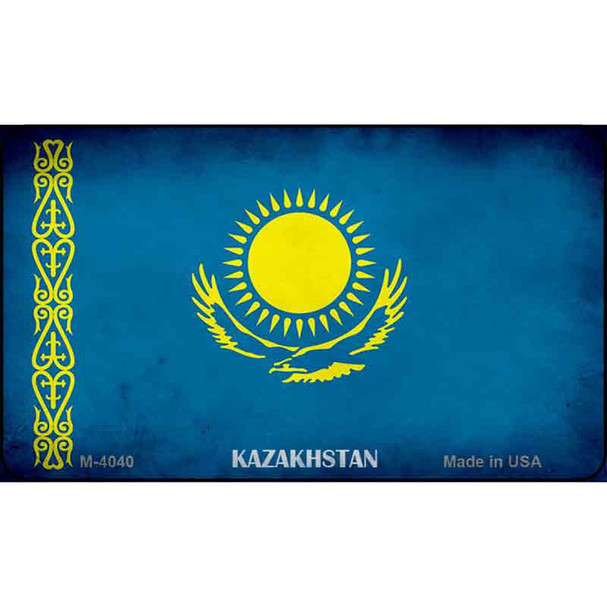 Kazakhstan Flag Wholesale Novelty Metal Magnet