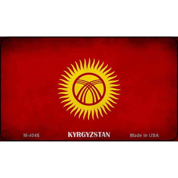 Kyrgyzstan Flag Wholesale Novelty Metal Magnet